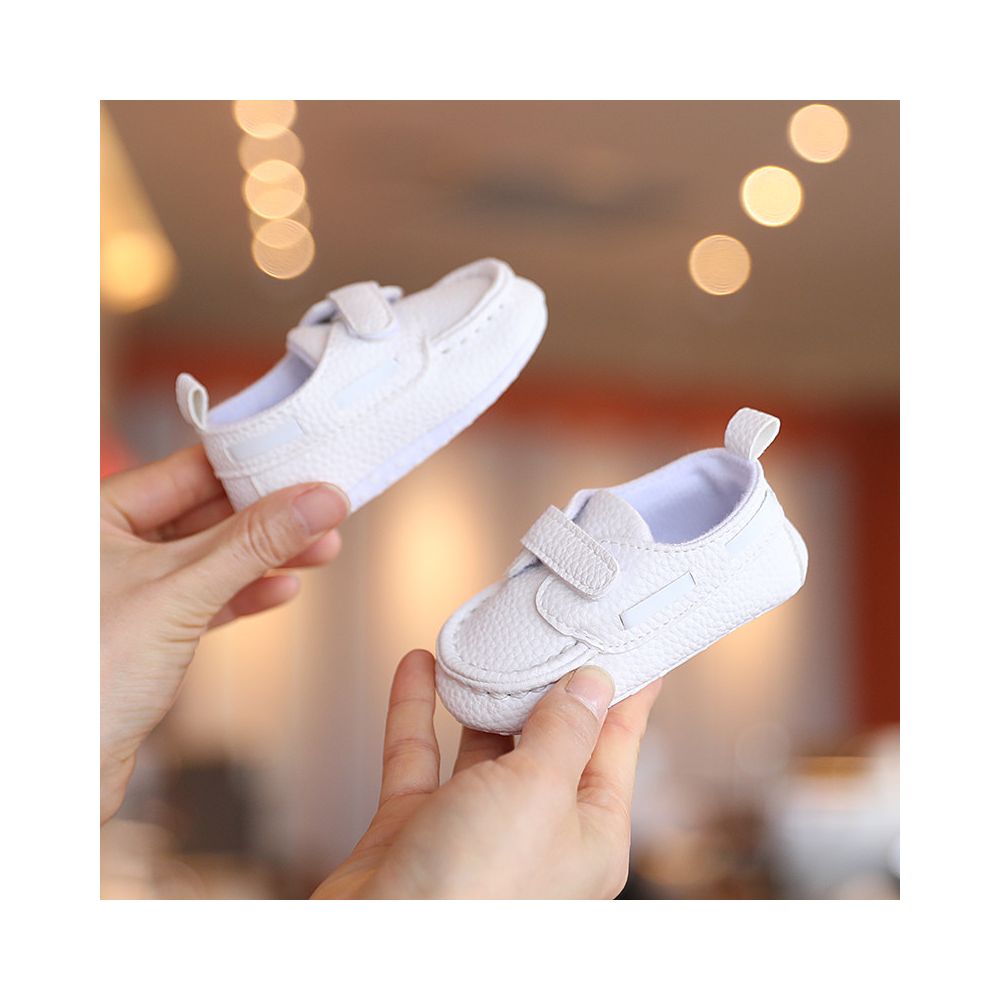0 1 year old baby boys and girls soft cloth sole walking shoes 3 6 89 12 months old half year old baby shoes Spring and Autumn Bean shoes image 2