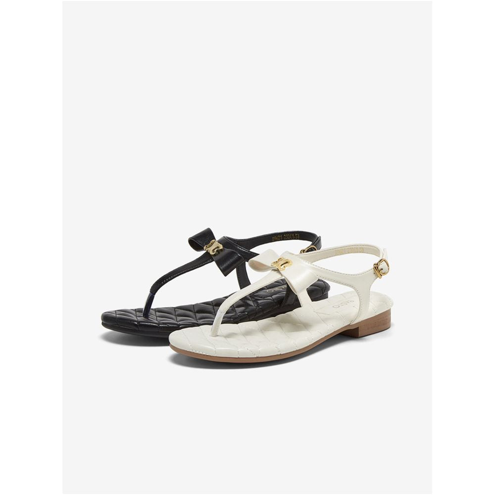 Bestu 2025 Summer New Fashionable and Comfortable Soft Bottom Strap Sandals with Toe Clipping for Women B9601BL5 image 4