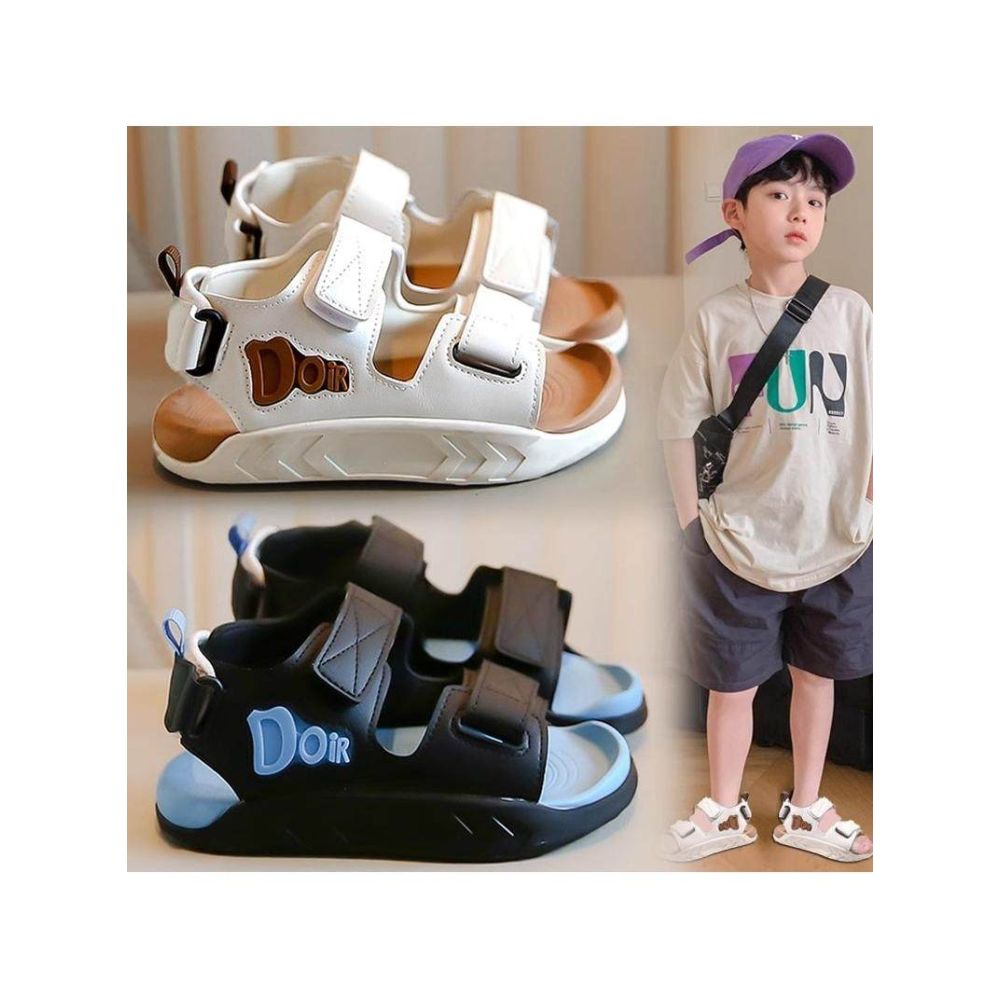 Children s sandals are suitable for wet water and anti slip Boys beach shoes are cool and fashionable 2024 summer new item image 0