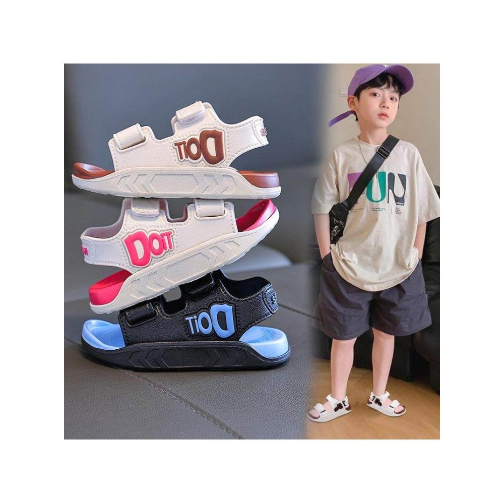 Children s sandals are suitable for wet water and anti slip Boys beach shoes are cool and fashionable 2024 summer new item image 1