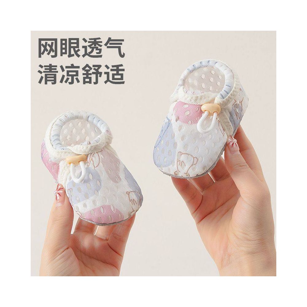 Children s floor shoes baby summer thin indoor home anti slip and cooling learning socks baby mesh shoes socks image 0