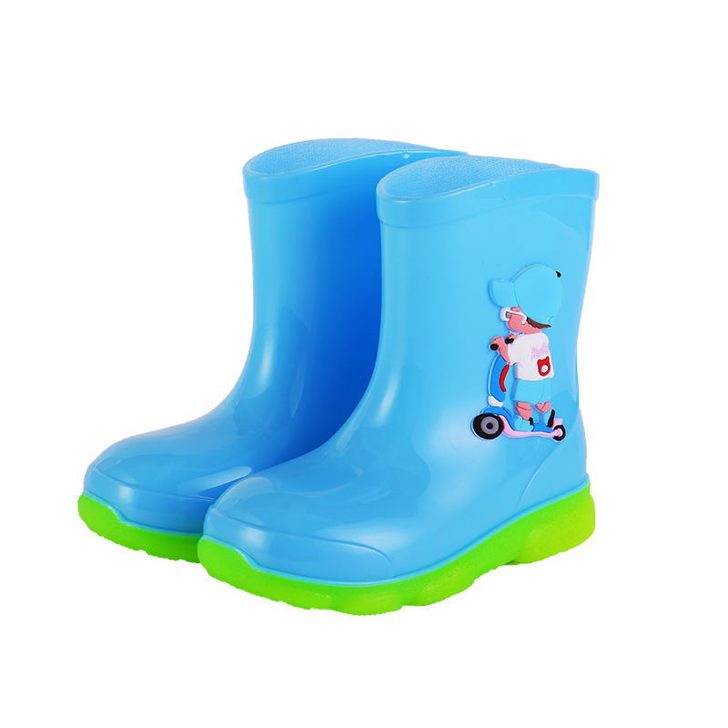 Non-slip Waterproof Detachable Velvet Children's Rain Boots