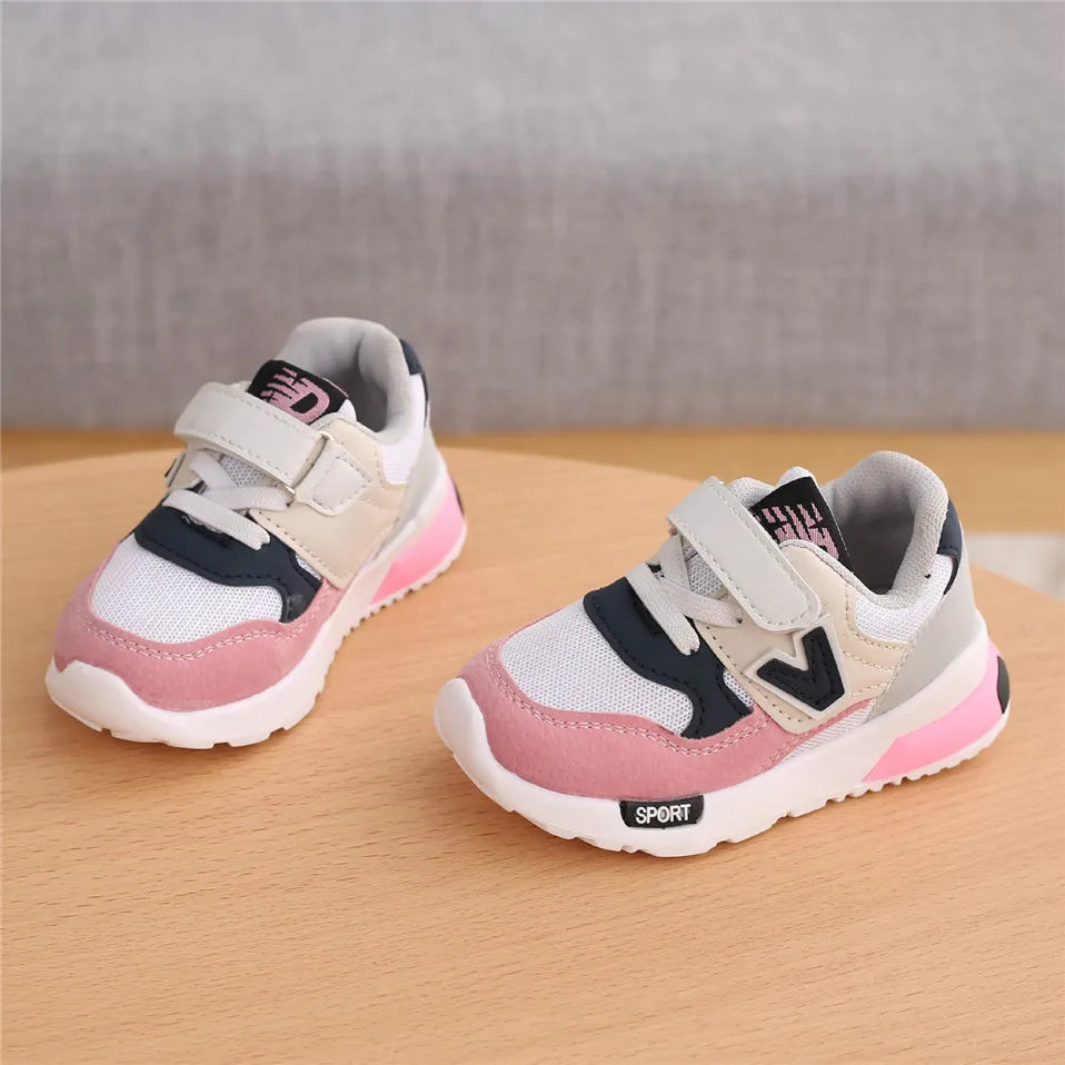 Spring Autumn Kids Shoes Baby Boys Girls Children's Casual Sneakers Breathable Soft Anti-Slip Running Sports Shoes Size