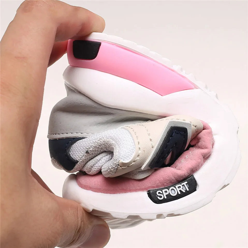 Spring Autumn Kids Shoes Baby Boys Girls Children's Casual Sneakers Breathable Soft Anti-Slip Running Sports Shoes Size