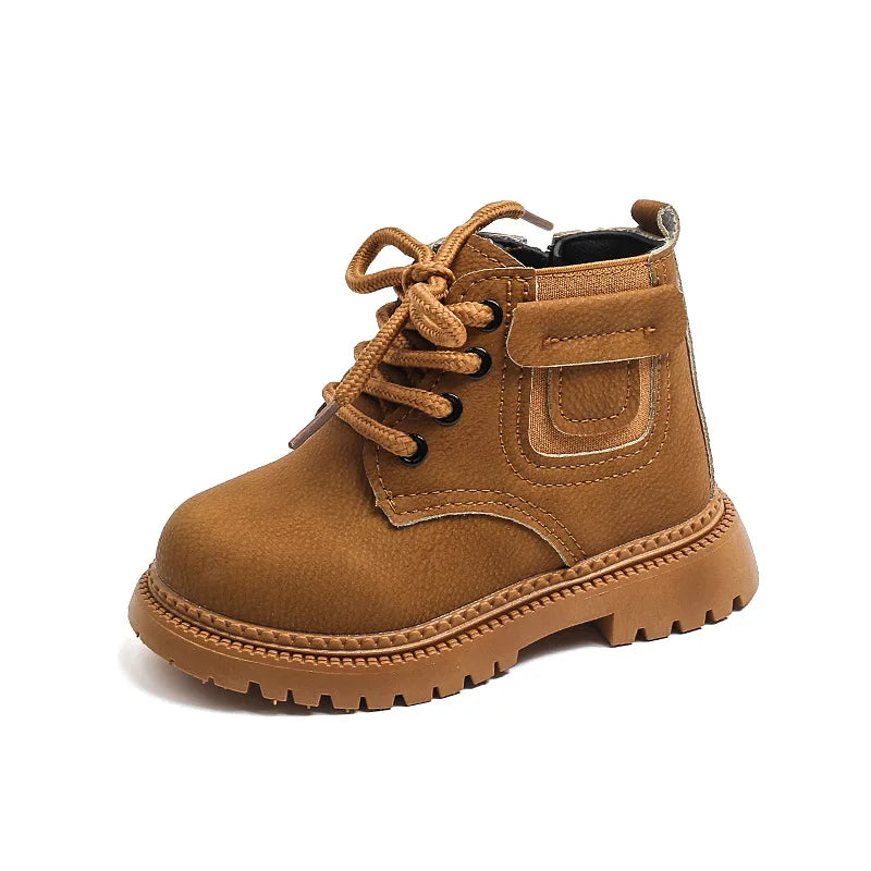 New 2025 Autumn Winter Baby Boots Toddler Fashion Ankle Boots Kids Shoes Boys Girls Snow Boots Children Soft Non-slip Short Boot