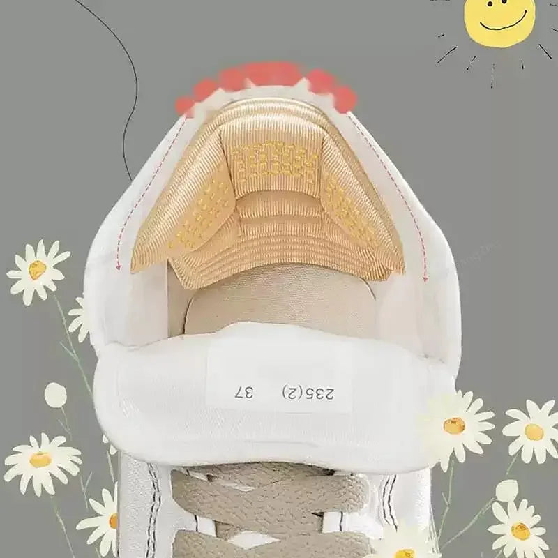 1Pair Heel Stickers Heel Protectors Sneakers Shrinking Size Insoles Anti-wear Feet Shoe Pads Adjust Size Heel Cushion Inserts