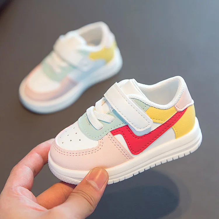 Baby Shoes Infants Boys Girls Childrens Sneakers Kids Baby Shoes Leather Shoes Soft Soles Flat Childrens Sports Shoes Fashion