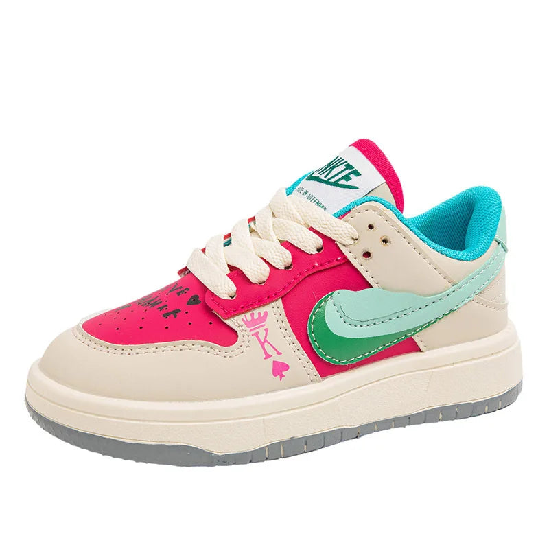New Children Casual Shoes Four Seasons Kids Single Sneaker Mandarin Ducks Basketball Sports Shoes Boys Girls Sneaker Board Shoes