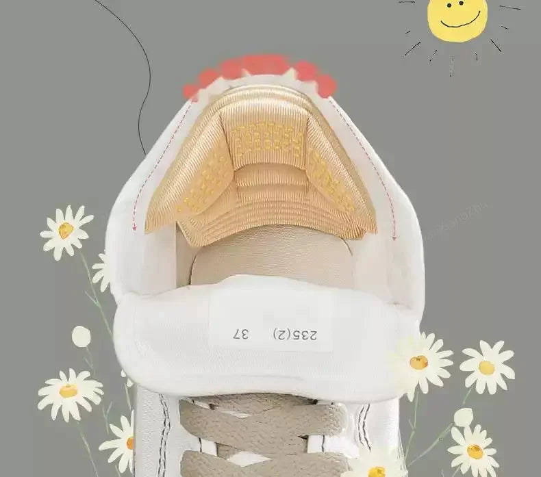 1Pair Heel Stickers Heel Protectors Sneakers Shrinking Size Insoles Anti-wear Feet Shoe Pads Adjust Size Heel Cushion Inserts