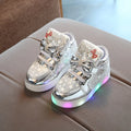 2023 Korean Version Breathable Flashing Light Night Casual Sneaker for Boy Kid Shoe for Girl Board Shoe Zapatos Niña Ботинки 부츠