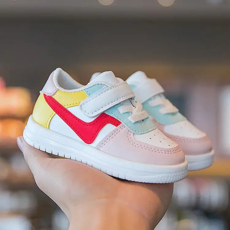 Baby Shoes Infants Boys Girls Childrens Sneakers Kids Baby Shoes Leather Shoes Soft Soles Flat Childrens Sports Shoes Fashion