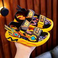 Vibrant Anime-Inspired Open-Toe Sandals for Boys - Breathable, Wear-Resistant, and Comfortable for All Seasons - Perfect for Cas