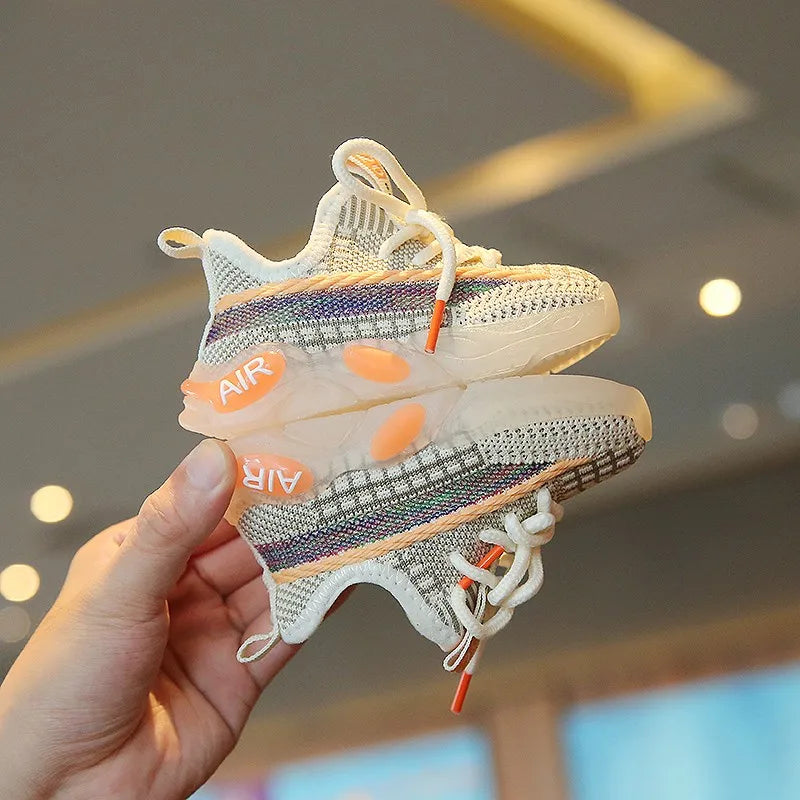 Children'S Iightweight Casual Coconut Shoes Breathable Woven First Walkers Soles For Babies, Boys Girls. Non Slip Outdoor Sports