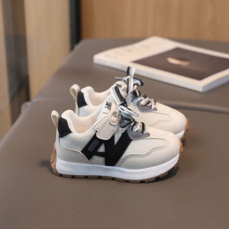 Spring Autumn Kids Sneakers Boys Girls Sport Shoes Fashion Mesh Breathable Kids Casual Shoes Toddler Boys Girls Running Sneakers