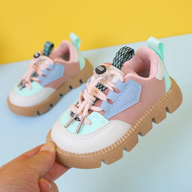 Baby Shoes 2026 New Fashion Casual Girls Boys Sneakers Lace Up Comfortable Breathable Tenis Shoes for Infant Walking Kids Shoes