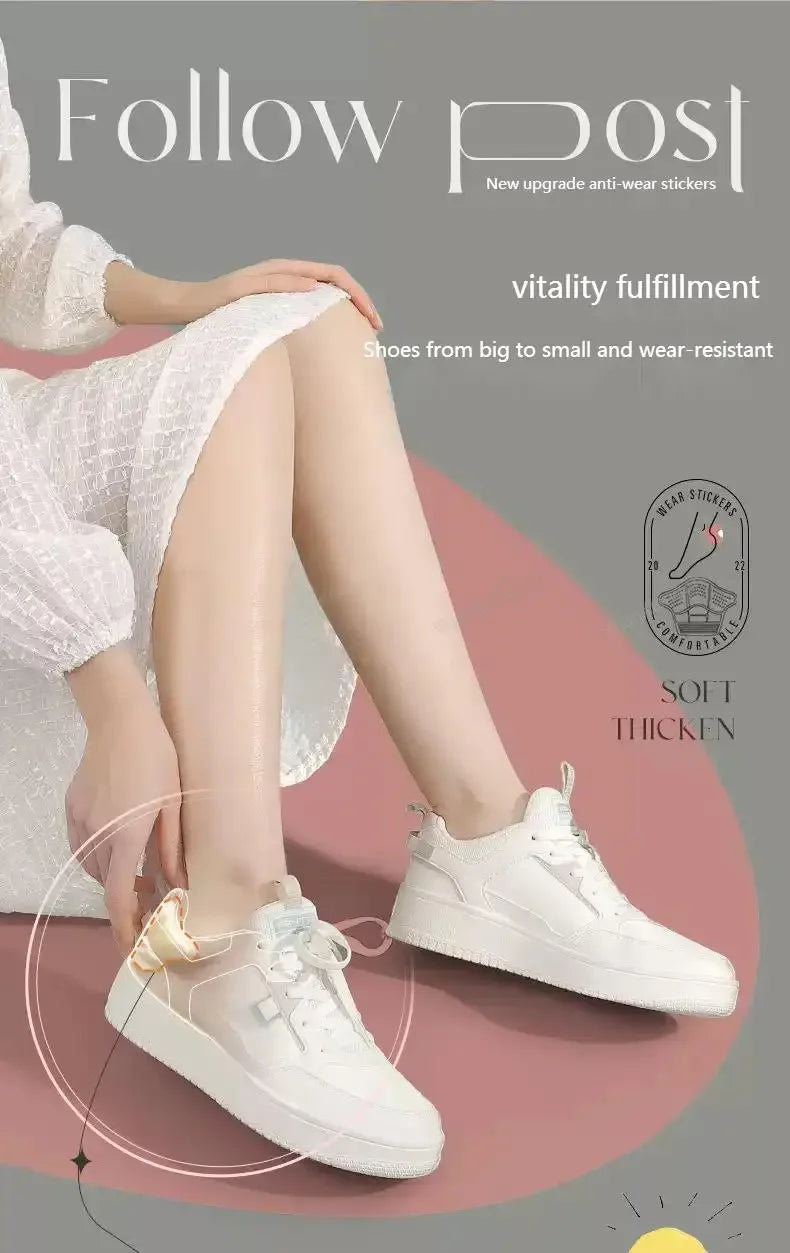 1Pair Heel Stickers Heel Protectors Sneakers Shrinking Size Insoles Anti-wear Feet Shoe Pads Adjust Size Heel Cushion Inserts