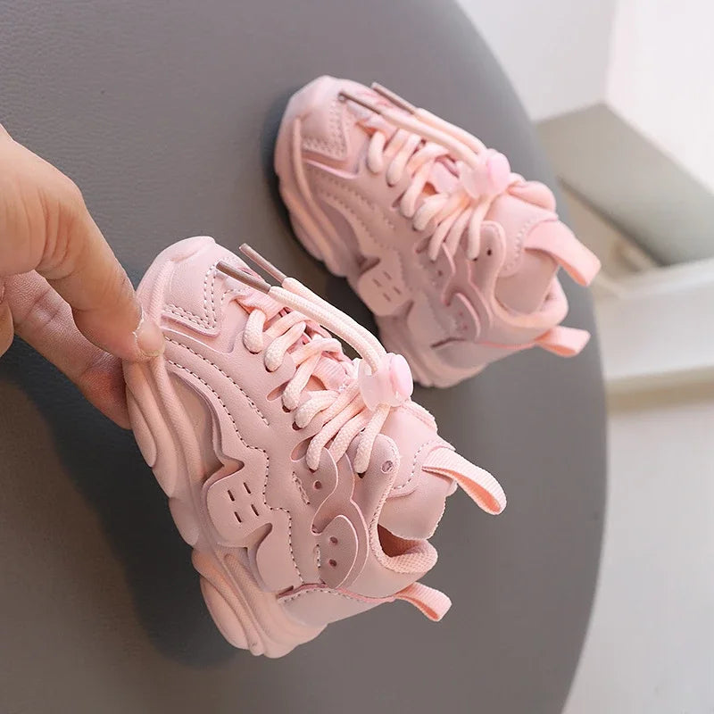Toddler Sport Shoes Fashion Cross-tied Newborn Breathable Boys Sneakers Spring Autumn Baby Girls Garden Walking Shoes Kid G07223