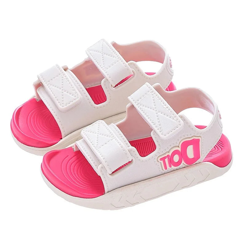 Child sandals new summer fashion open-toe shoes boys girls Lightweight Breathable Casual beach shoes students kids Flat sandals