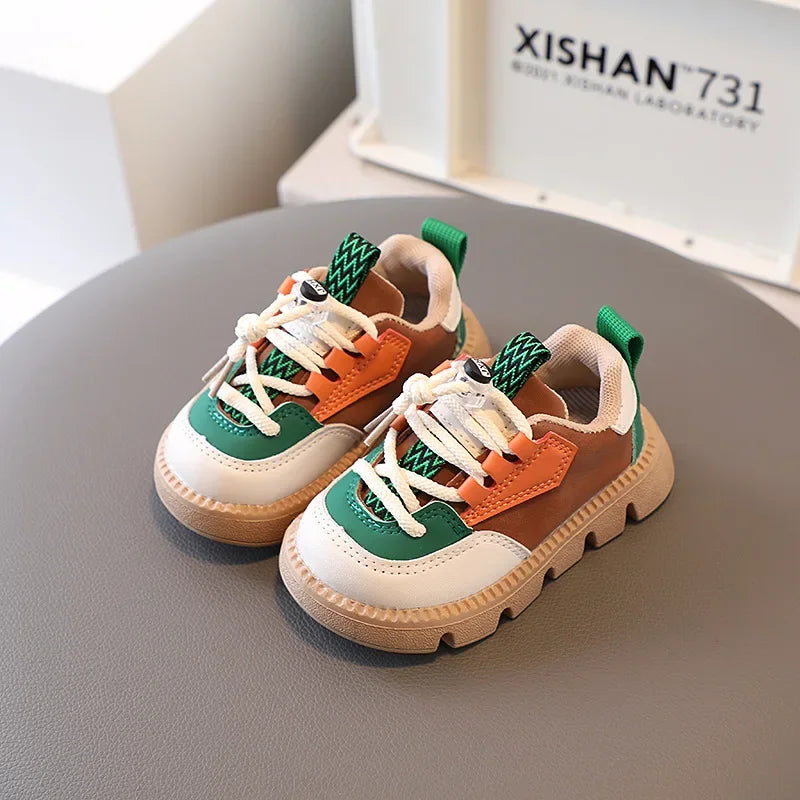 New Kids Casual Shoes Student Running Shoes Boys & Girls Sneakers Kids Walking Shoes Hiking Shoes Breathable and Non-slip