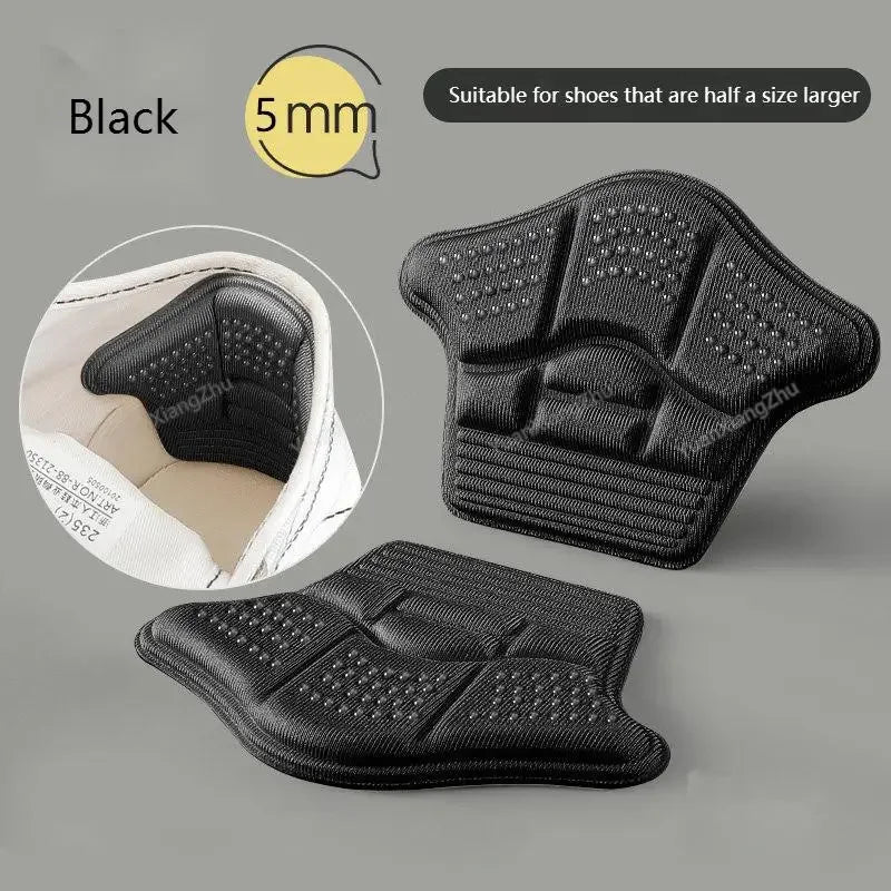 1Pair Heel Stickers Heel Protectors Sneakers Shrinking Size Insoles Anti-wear Feet Shoe Pads Adjust Size Heel Cushion Inserts