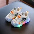 Кроссовки Cartoon Girl Shoe 2025autumn New Kid Luminous Shoe Cute Baby Shoe Soft Sole Boy Running Shoes Versatile Gril Sneakers