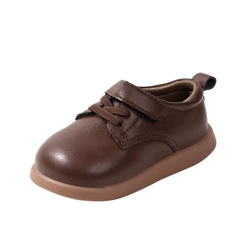 Kawaii Casual Shoe Fashion Childrens Shoes Baby Soft Sole Leather Shoes Toddler Walking Shoes Non Slip British Style Casual New