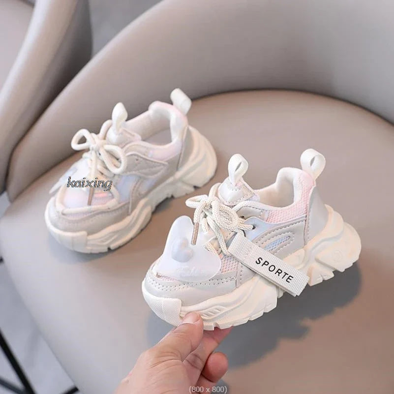 Girls Sports Shoes New Autumn Children Love Shoes Boys Non-slip Running Shoes Spring Kids Sneakers Casual Shoe 1 To 12 Years Old