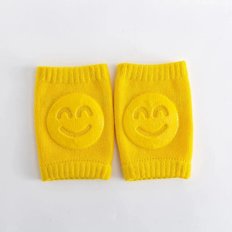 1 Pair Baby Knee Pads Cotton Crawling Elbow Pads Safety Knee Pads Leg Pads Blue