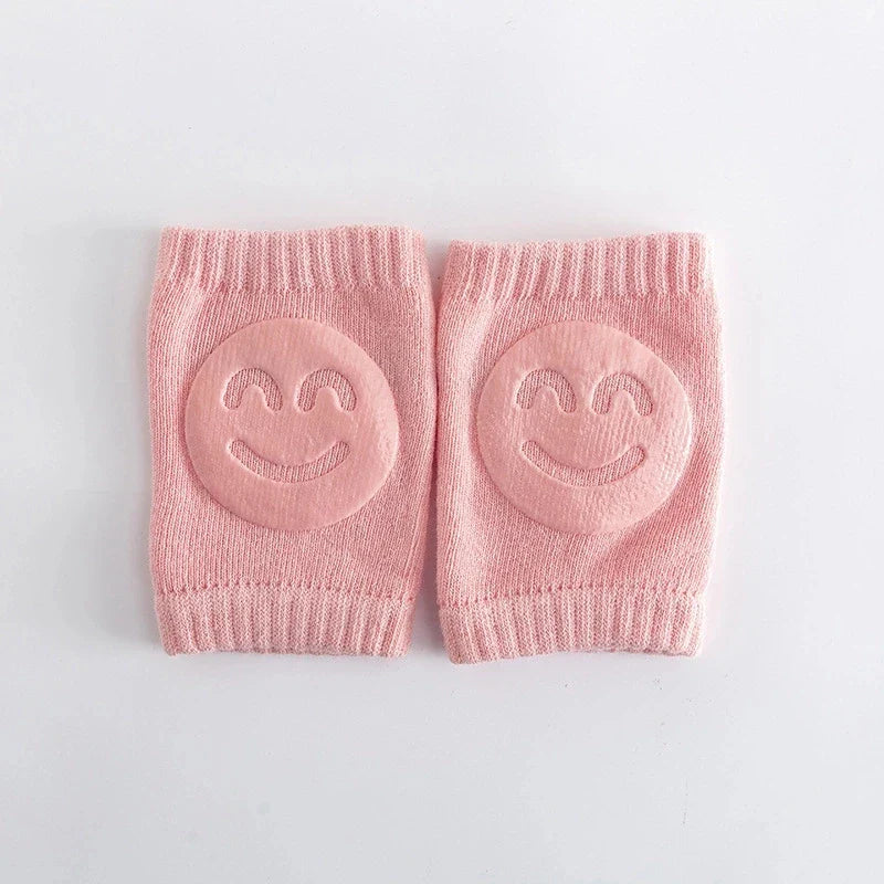 1 Pair Baby Knee Pads Cotton Crawling Elbow Pads Safety Knee Pads Leg Pads Blue