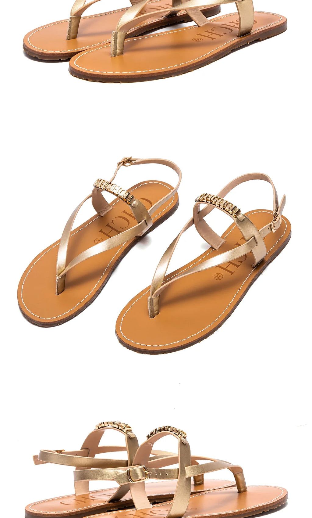Strap Design Cool and Simple Women's Sandals Fine Workmanship Casual and Versatile Durable Women's Beach Shoes