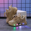 Kids Sneakers 2025 Spring New Girl Sneakers1-6years Old Casual LED Kid Shoes Fashion Girls' Shoes Designer Shoes Tenis De Mujer