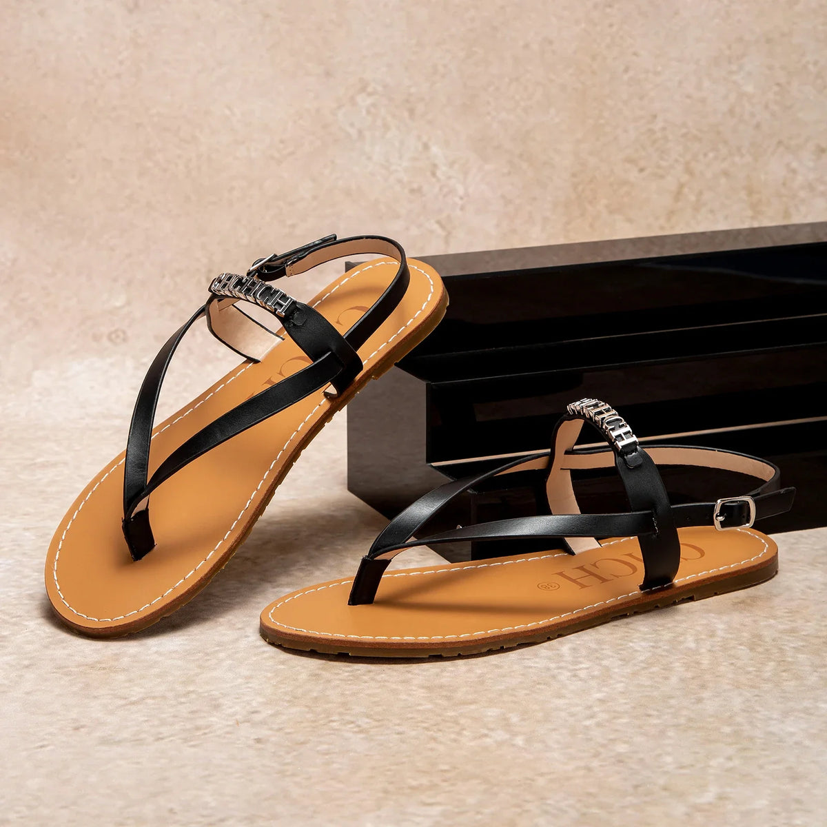 Strap Design Cool and Simple Women's Sandals Fine Workmanship Casual and Versatile Durable Women's Beach Shoes