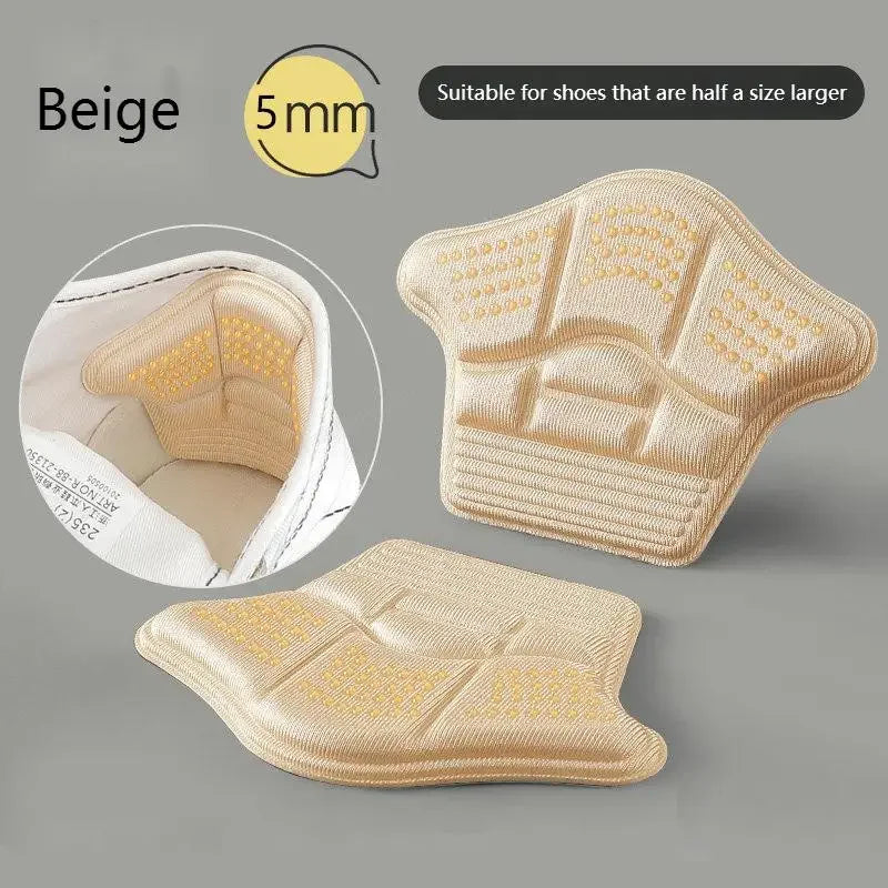 1Pair Heel Stickers Heel Protectors Sneakers Shrinking Size Insoles Anti-wear Feet Shoe Pads Adjust Size Heel Cushion Inserts