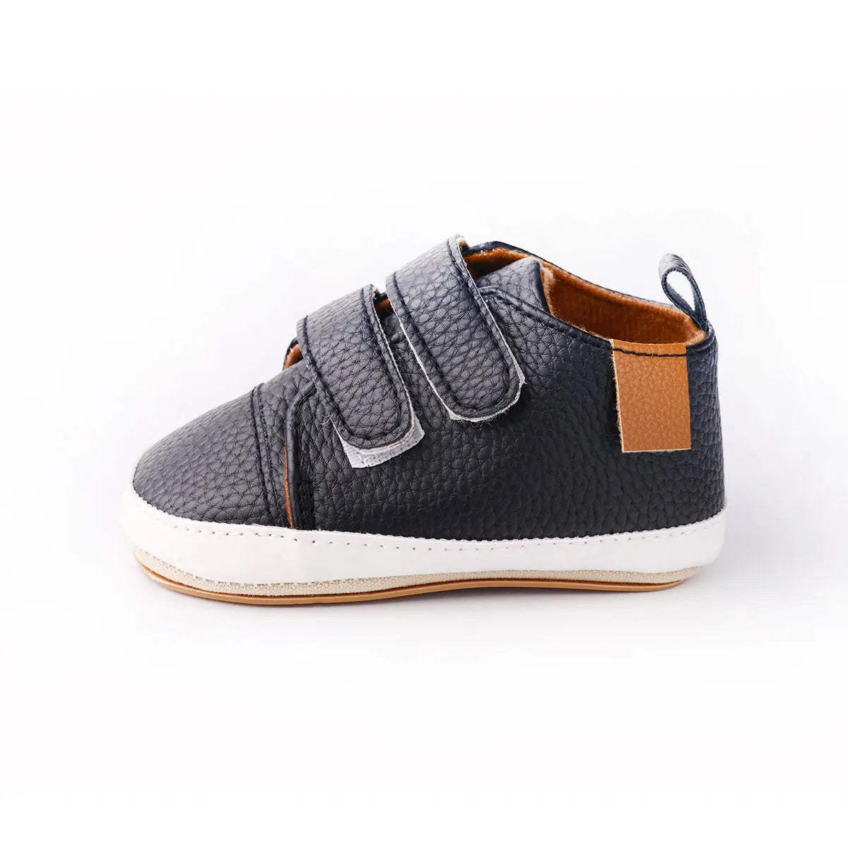 Baby shoes,Spring and Autumn baby shoes 0-1 year old baby shoes Double Velcro casual soft sole non-slip low top toddler shoes