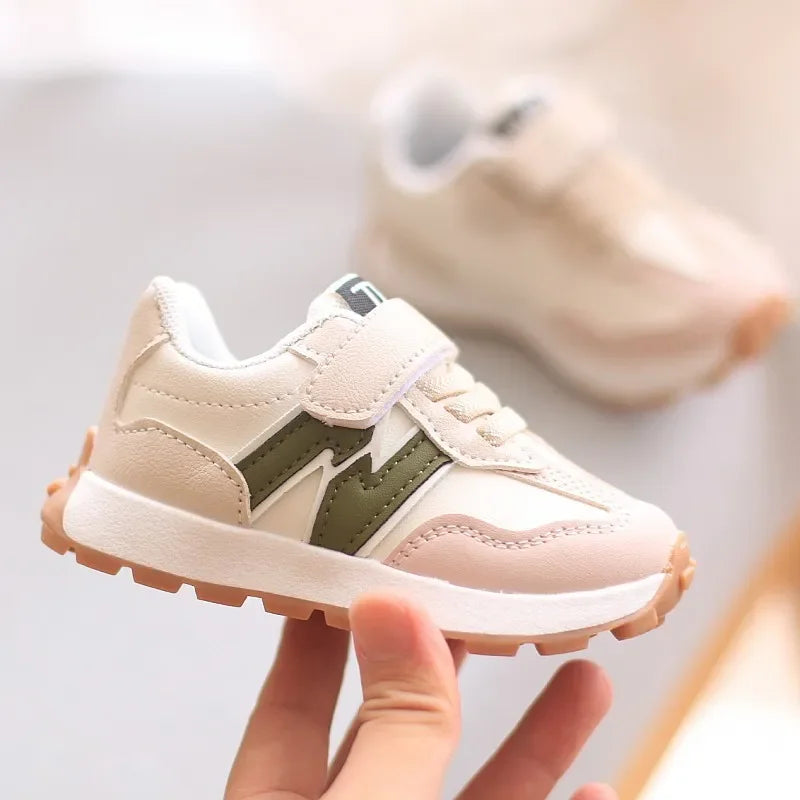 Children's Sports Shoes Toddler Breathable Non Slip Comfort Sneakers Lightweight Hook and Loop Soft Sole Running Casual Shoes