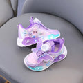 New Disney kids frozen princess cute Casual shoes non-slip soft bottom sports shoes for girl gift eu size 21-30