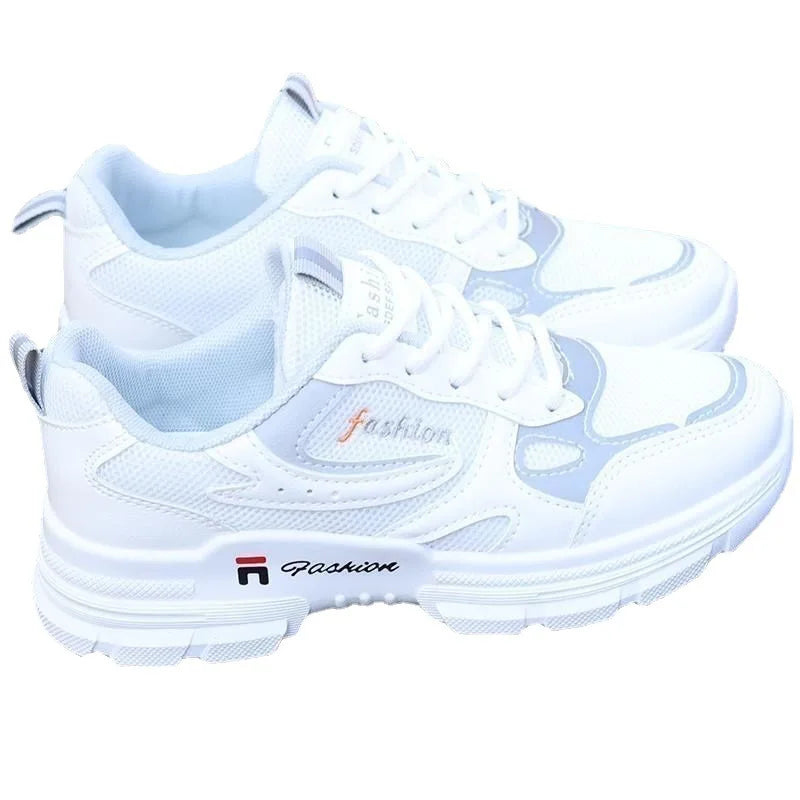 Maogu Running Shoes Fashion Breathable Walking Platform Athletic Shoe Sneaker Women Tennis Woman Fashion Women's White Sneakers