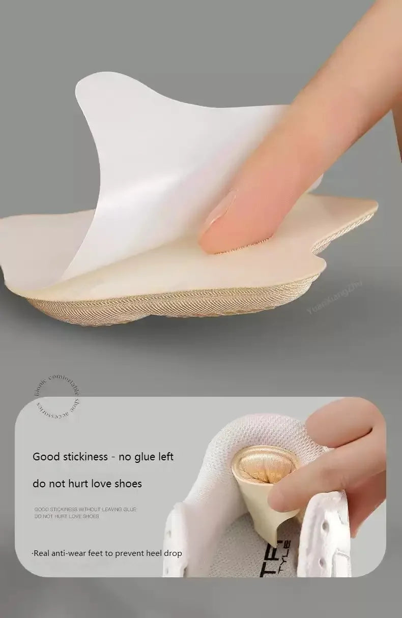 1Pair Heel Stickers Heel Protectors Sneakers Shrinking Size Insoles Anti-wear Feet Shoe Pads Adjust Size Heel Cushion Inserts