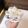 Sandals for Girl 2025 Summer New Pink Walking Shoe Hollow Baby Shoe Trend Boy Sandals Soft Sole Allmatch Kid Shoe Sandalias Niño