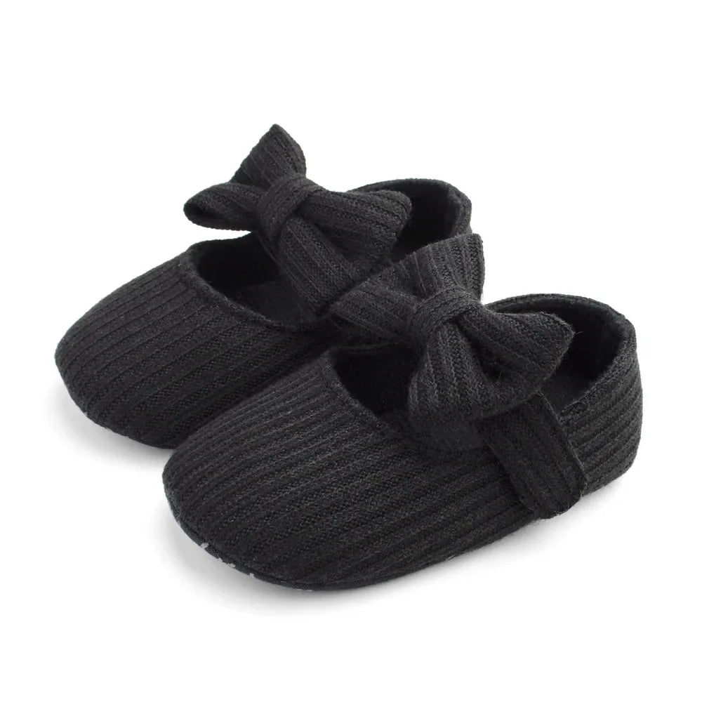 Baby Girl Soft Sole Shoes Infant Toddler Knitted Cute Shoes Little Girl First Walkers One Year Old Baby Girl Shoes