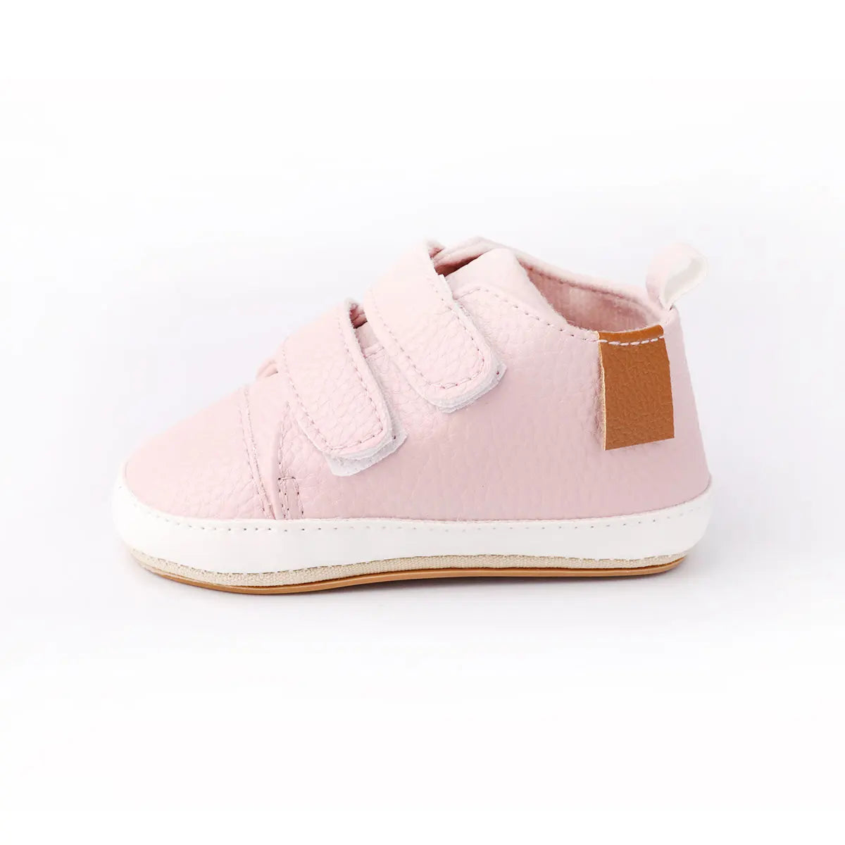 Baby shoes,Spring and Autumn baby shoes 0-1 year old baby shoes Double Velcro casual soft sole non-slip low top toddler shoes