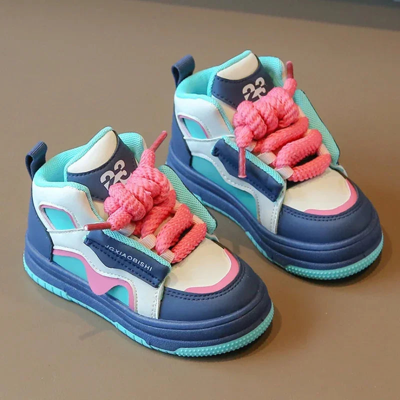 Girls Boys Sport Shoes Four Seasons Children's Sneakers Non-slip Student Shoes Soft Bottom Kids Casual Shoes Girls Outdoor Shoes