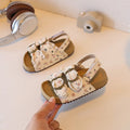 Zapatos 2026 Summer New Girls' Flower Princess Sandals Comfort Anti Slip Kids Beach Shoes Simple Versatile Girls Sports Sandals