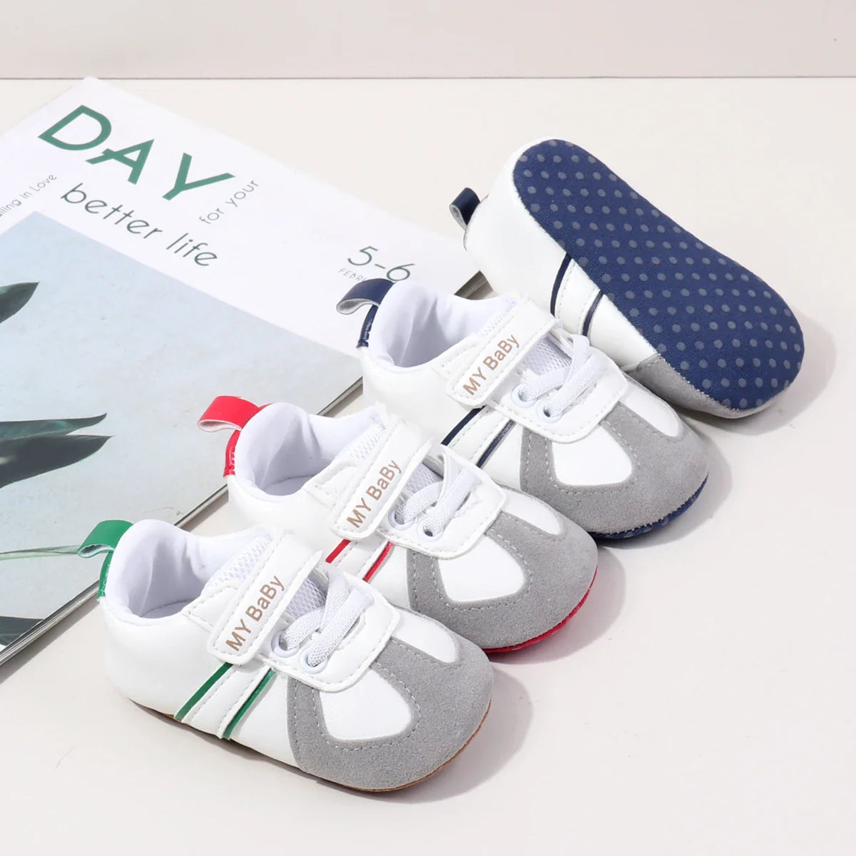 Baby Walking Shoes 2025 Spring And Autumn New Style Baby Shoes For 0-18M Boys And Girls Soft Sole Casual Baby Shoes