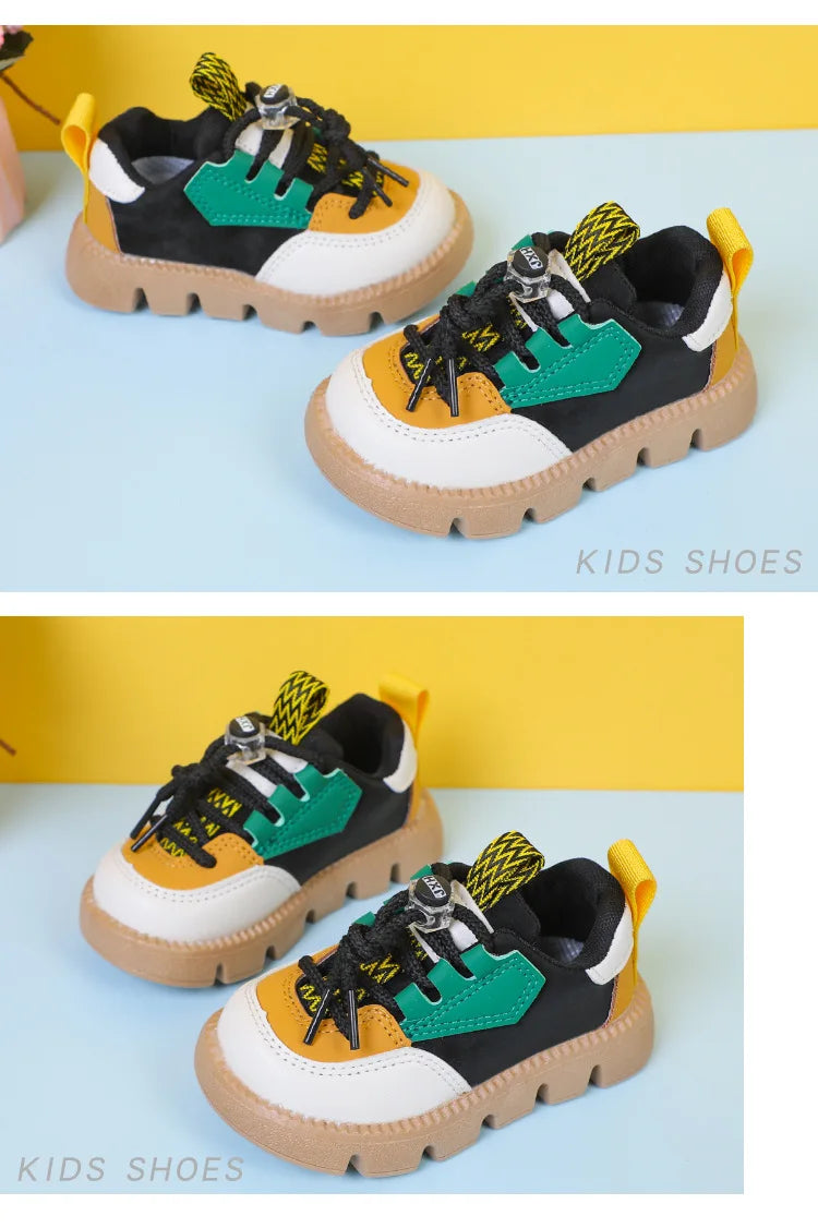 Baby Shoes 2026 New Fashion Casual Girls Boys Sneakers Lace Up Comfortable Breathable Tenis Shoes for Infant Walking Kids Shoes