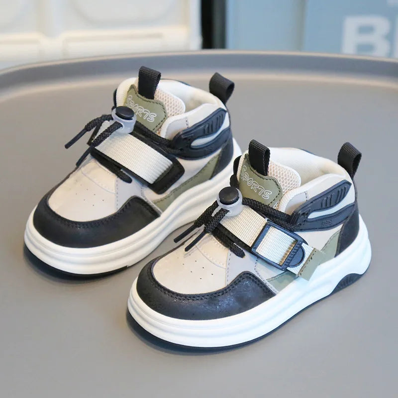 Fashion Girls' Shoes 2025 Spring New Kids Sneakers Simple Versatile Girls Casual Shoe Soft Soled Anti Slip Boys Shoes Кроссовки