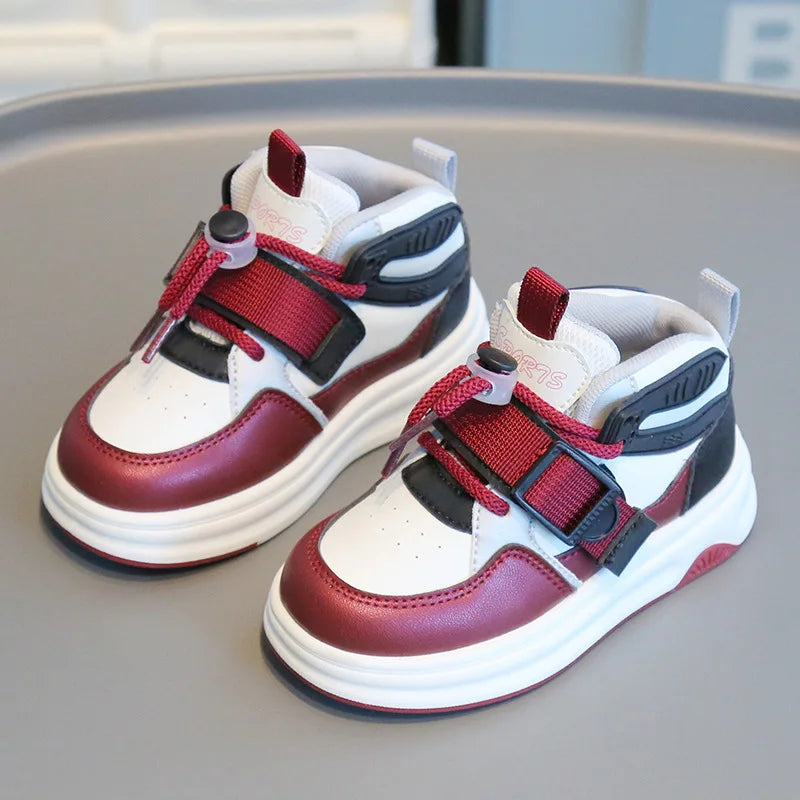 Fashion Girls' Shoes 2025 Spring New Kids Sneakers Simple Versatile Girls Casual Shoe Soft Soled Anti Slip Boys Shoes Кроссовки