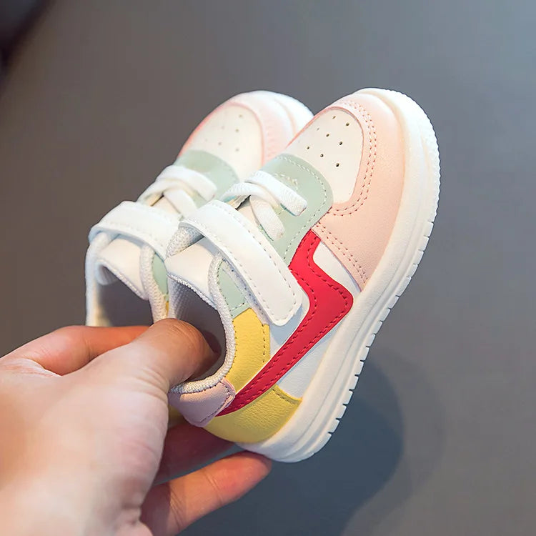 Baby Shoes Infants Boys Girls Childrens Sneakers Kids Baby Shoes Leather Shoes Soft Soles Flat Childrens Sports Shoes Fashion