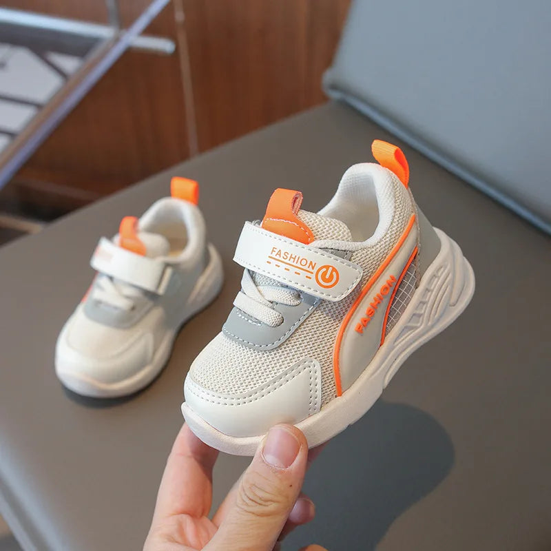 Brand Baby Shoe 2025 Spring New Soft Sole Walking Shoe Breathable Girl Sneakers Anti Slip Boy Running Shoe Kid Functional Shoes