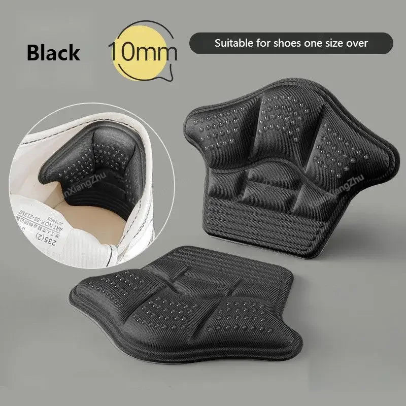 1Pair Heel Stickers Heel Protectors Sneakers Shrinking Size Insoles Anti-wear Feet Shoe Pads Adjust Size Heel Cushion Inserts